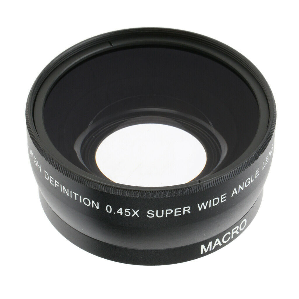 55mm 0.45x Wide Angle Lens with Macro for Canon   Sony Digital Cameras