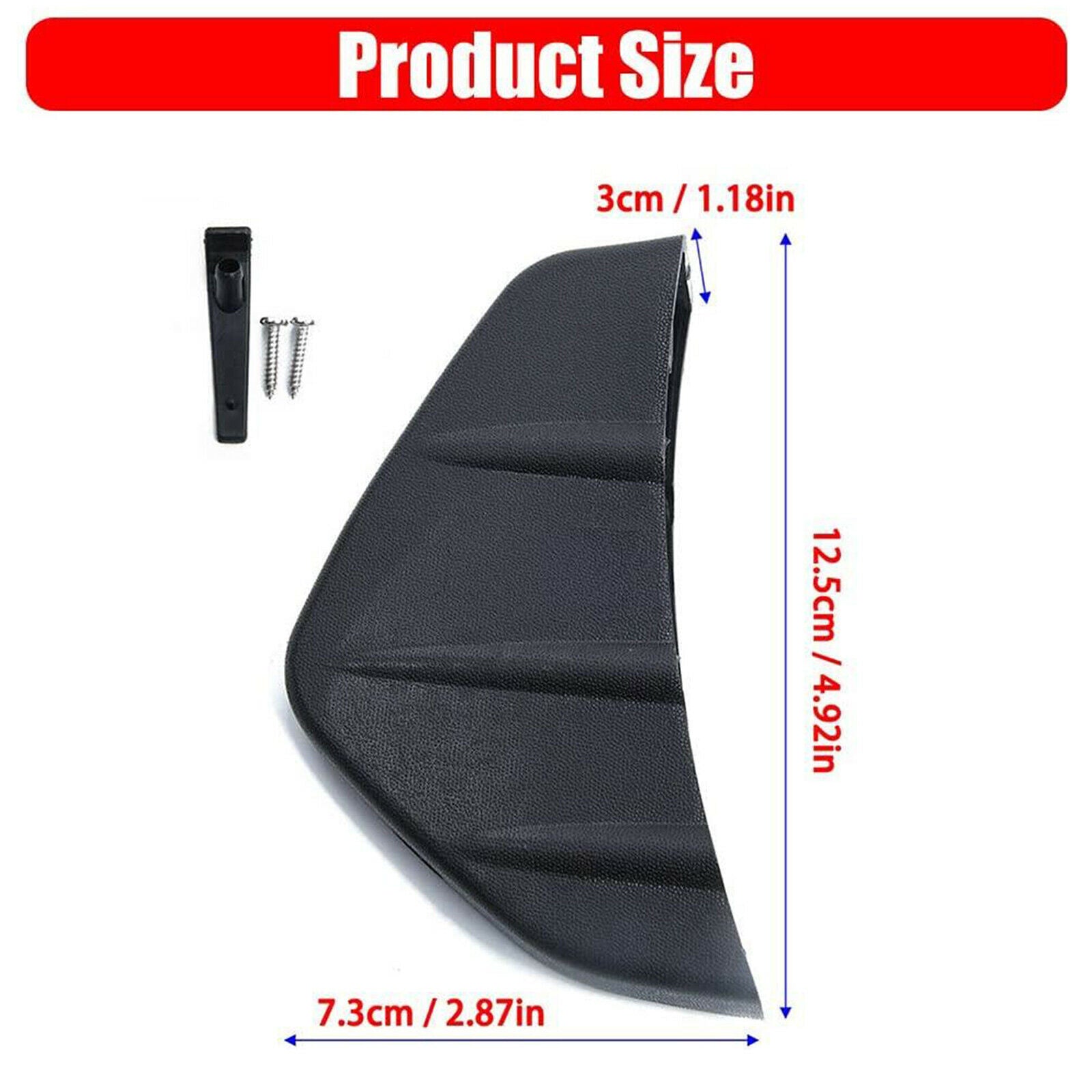 4Pieces Rear Bumper Diffuser SUV Auto Car Fender Skirt Lip Splitter Sturdy