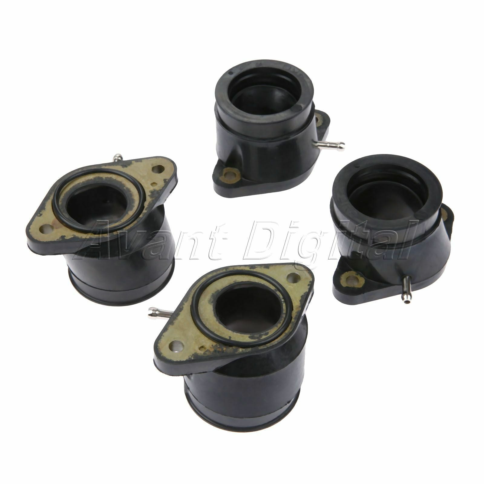 4 Pcs Carburetor Interface Adapters Fit For Yamaha XJR1300 XJR1200 1998-2006