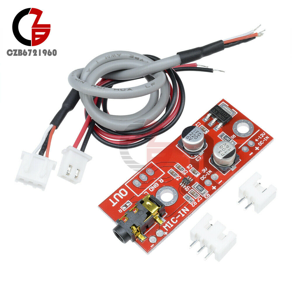 MAX9812 Electret Microphone Amplifier Board Sound Voice Module 3V/5V/12V Input