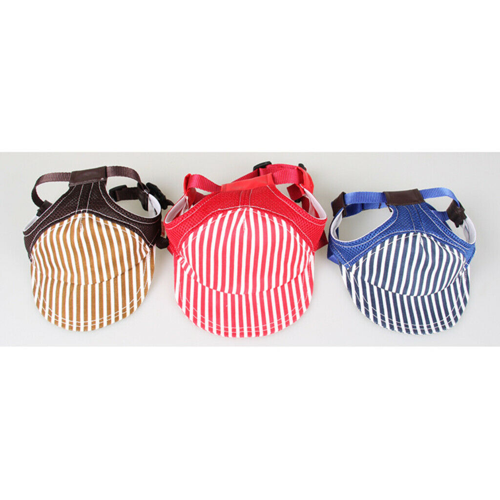 Summer Pet Dog Cat Baseball Visor Hat Puppy   Outdoor Sunbonnet Coffee S
