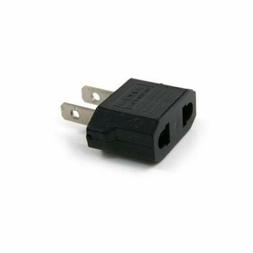 2X EU Euro Europe Universal Travel Power Adapter Converter Wall Plug to US USA