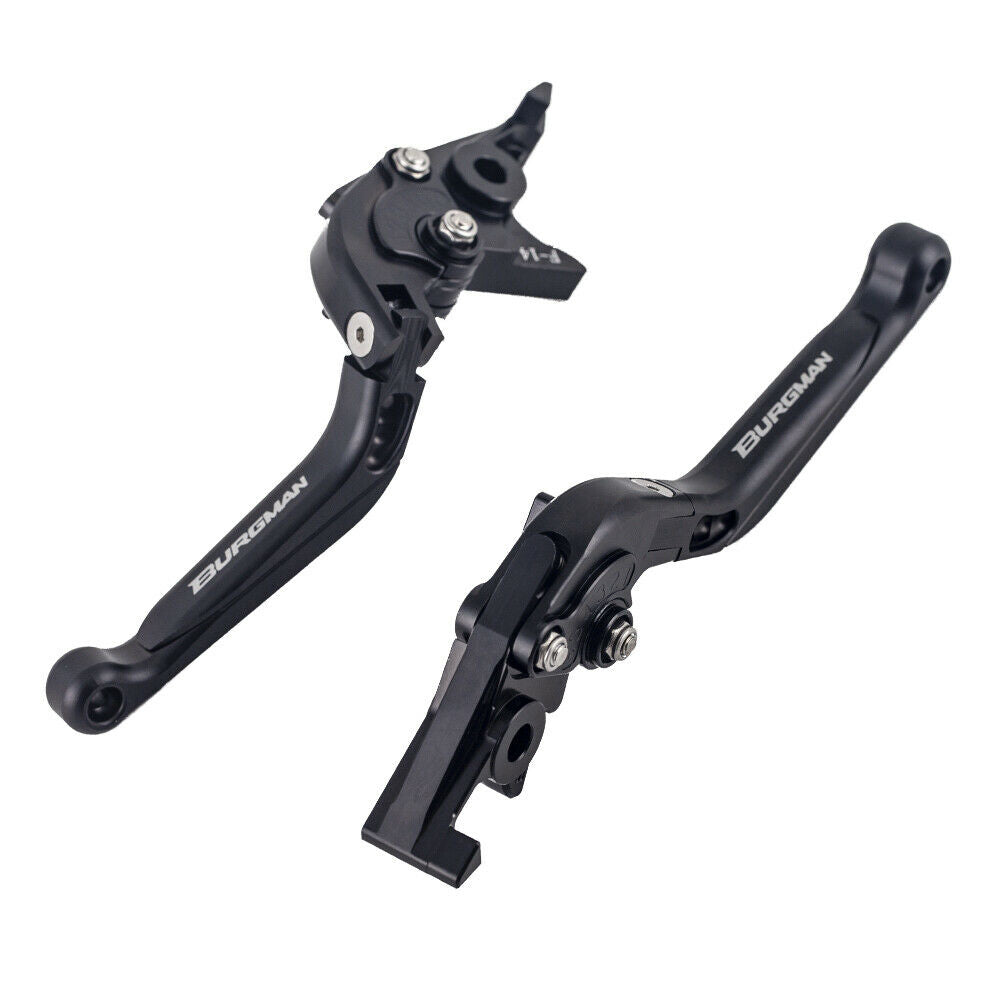Folding Extendable Front Rear Brake Levers For SUZUKI BURGMAN125 UH125/150 AN250