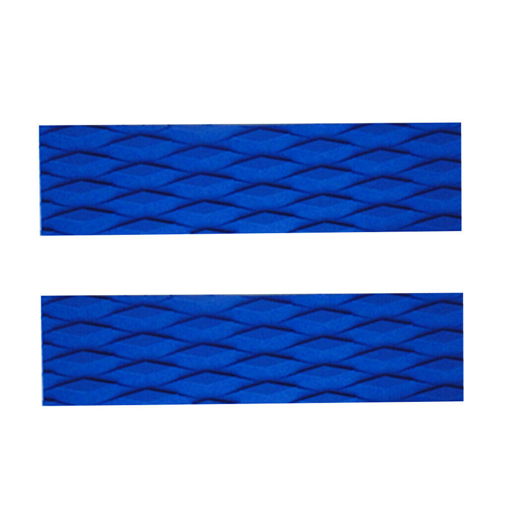 6 Pieces Diamond Grooved EVA Surfboard Surf Traction Pad Deck Grip Tail Pad
