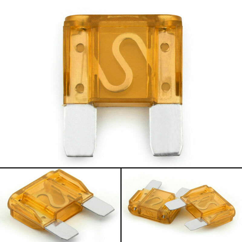 40Pcs Fuse 40 Amp 40A Large Blade Style Audio Maxi Fuse For Car RV Boat Auto USA