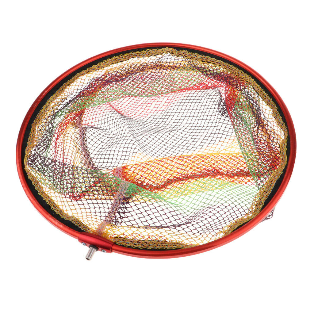 Aluminum Alloy Fishing Folding Net Brail Head Round Dipnet Tackle Accessory 18cm