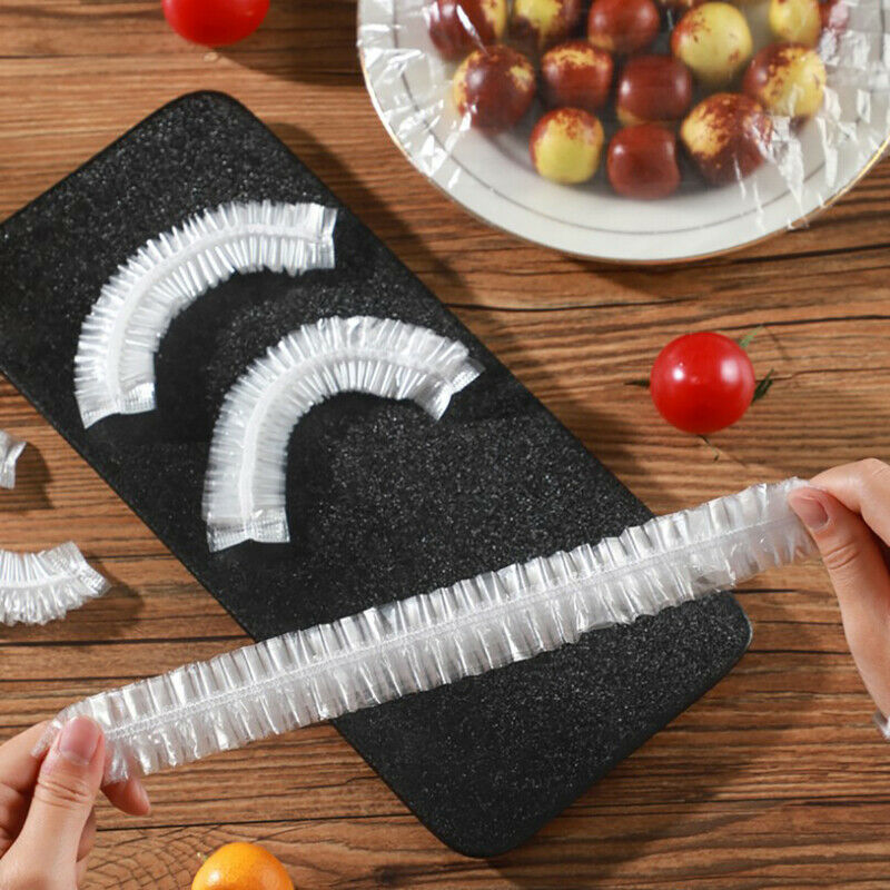80PCS Disposable Food Bowl Cover Bags Dustproof Fresh- Keeping Food Storage  SJ