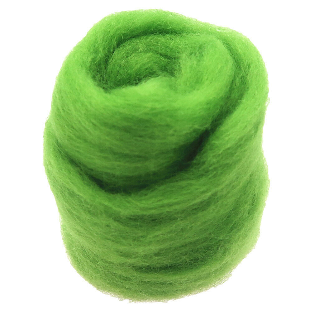 30g Wool Top Roving for  Felting Hand Spinning Materials Needlecrafts