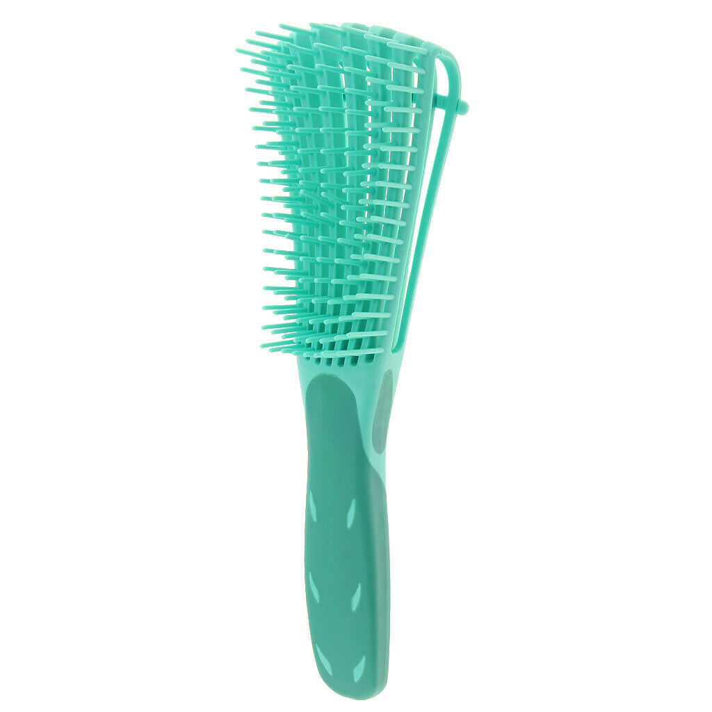2 Pieces Plastic Hair Care, Curling Brush, Detangling Comb