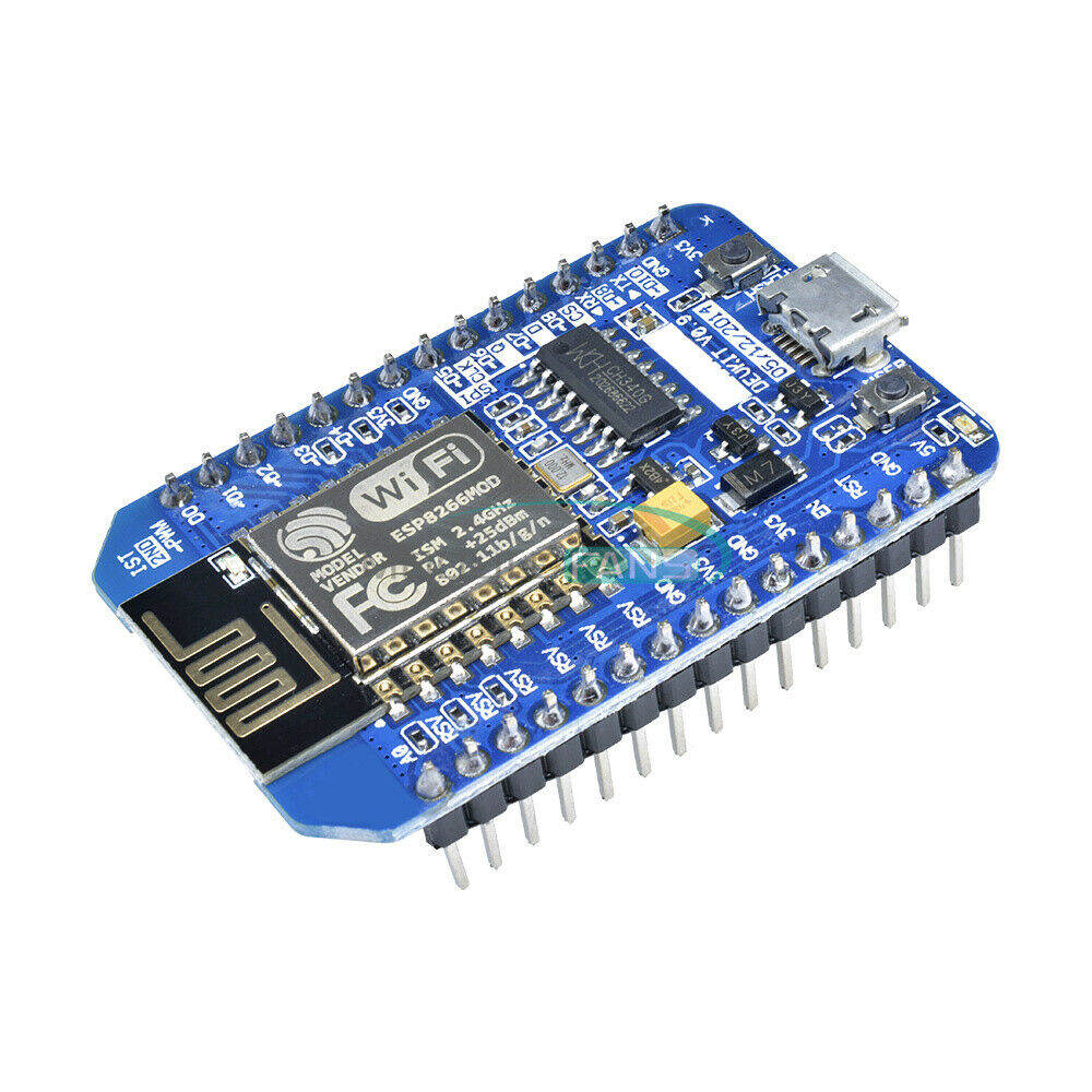 2PCS NodeMcu Lua ESP8266 CH340 WIFI Internet Development Board Newest Firmware
