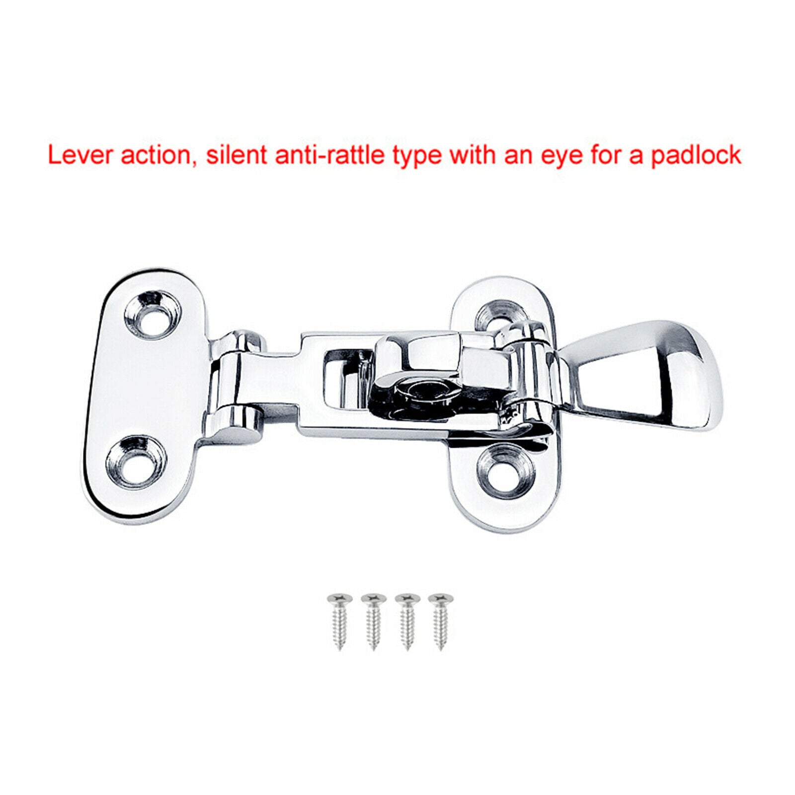 Heavy Duty Marine Locker Hatch Anti-Rattle Latch Boat Yacht Accessory 113mm