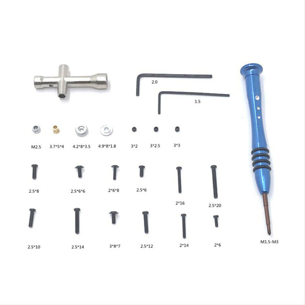 Metal RC Screw Kit Tool Assortment Set for WPL Scale RC Cars Trucks Upgrade