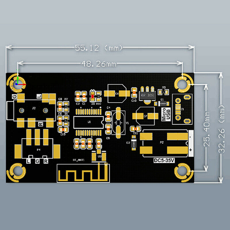 New MP3 Bluetooth Decoder Board 4.2 Audio Receiver Module DIY Speaker AmplifieU4