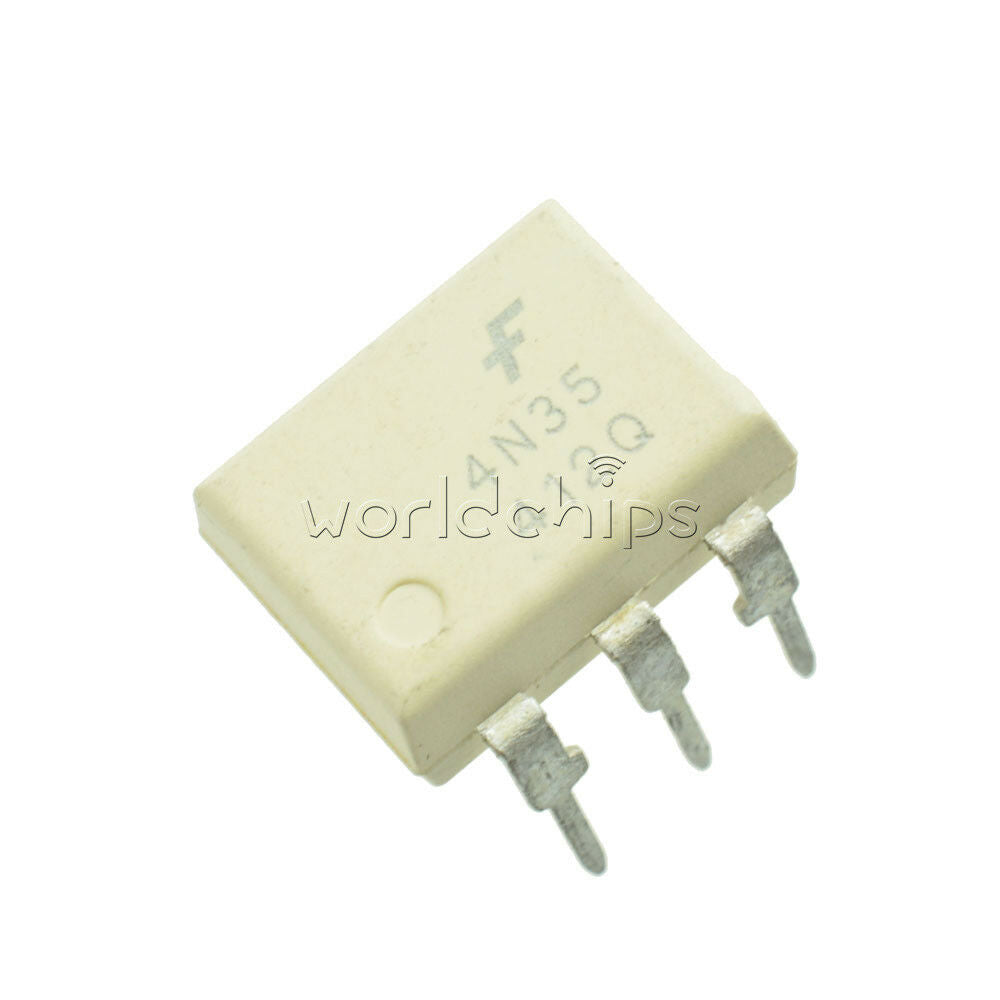 20PCS 4N35 DIP6 FSC Optocouplers Phototransistor 30V IC