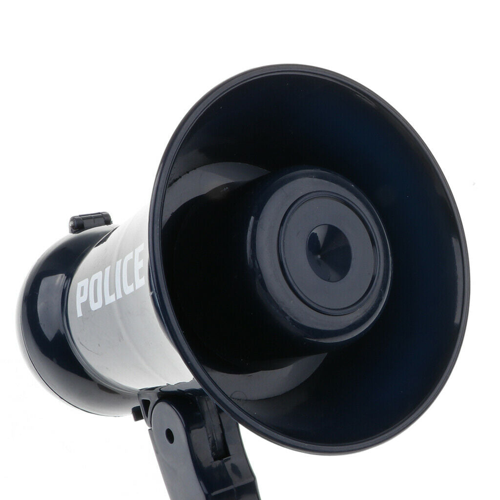 Children Firemen Megaphone Siren Sound Handheld Mic Toys Costume Props