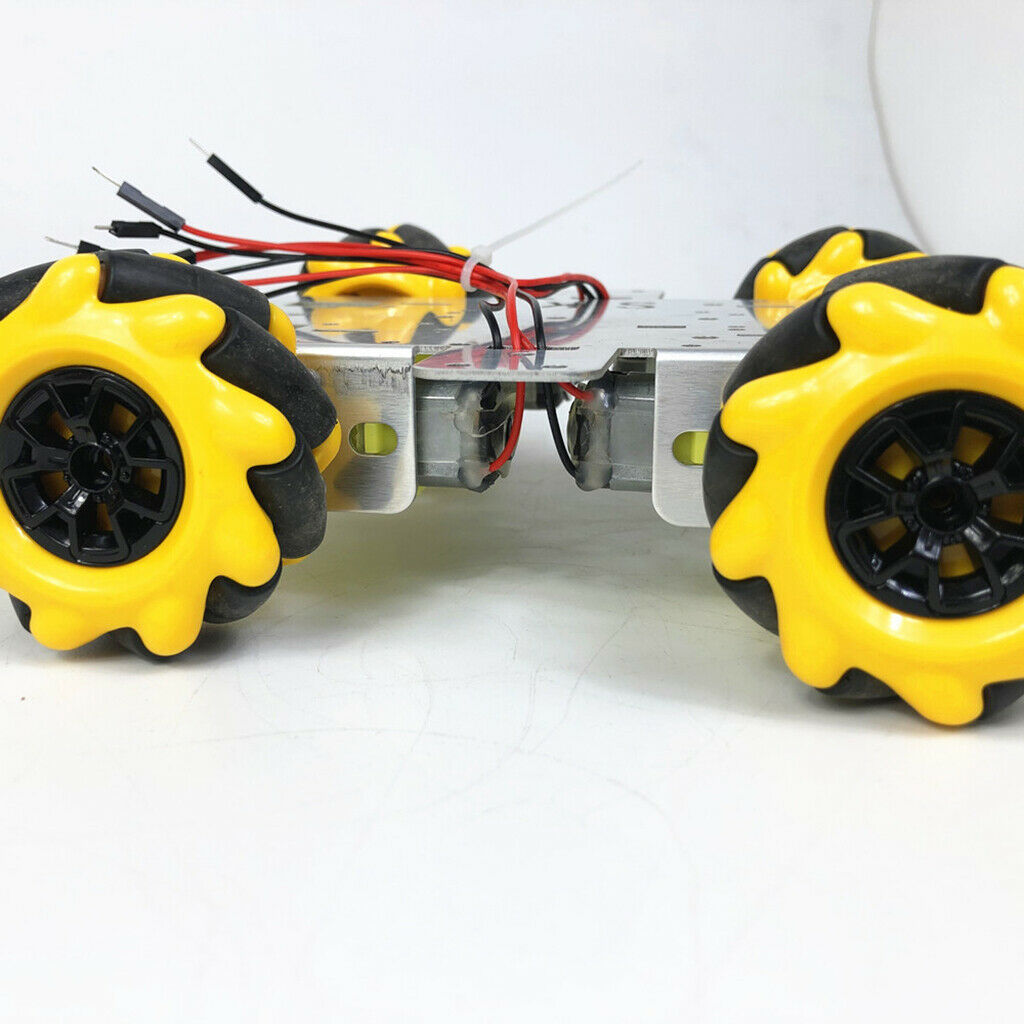 4WD Robot Smart Car Chassis Kits with Motor, Coupling, Mecanum Wheels for DIY