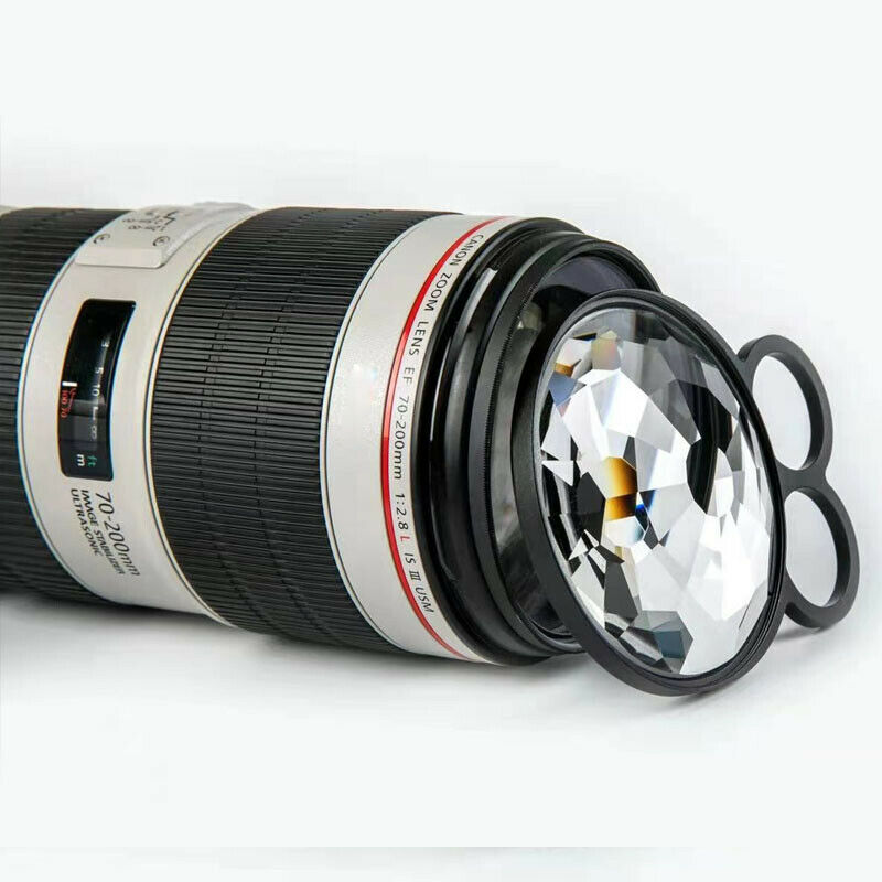 Rotatable Photography Accessories Filters Prism Hand Kaleidoscope Camera Filter