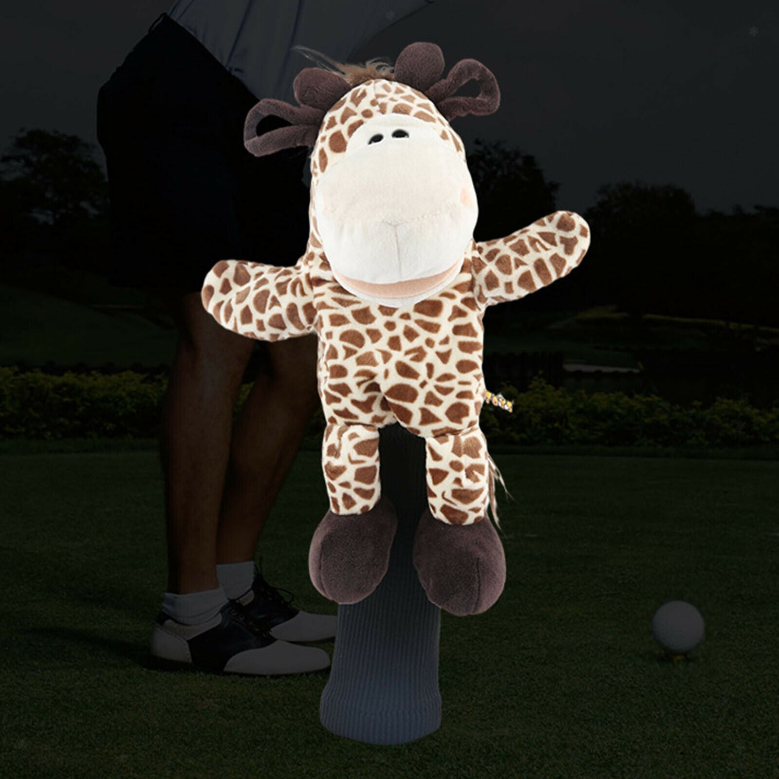 Golf Wood Driver No. 1/460cc Headcover Giraffe Golf Clubs Headcover