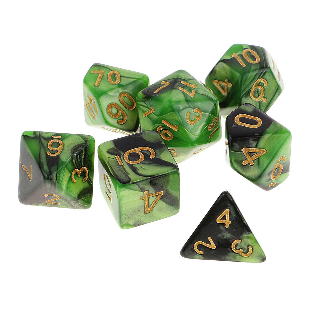 Polyhedral Dice D4-D20 Multi Side Dices Set Board Game Party Supplies Toys
