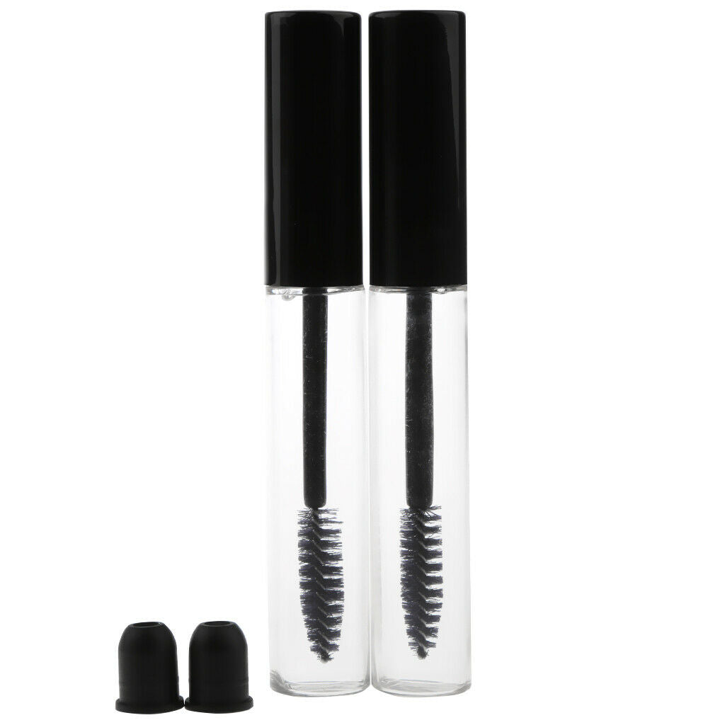 4Pieces 10ml Empty Mascara Eyelash Growth Lip Gloss Bottle Liquid Tube Clear