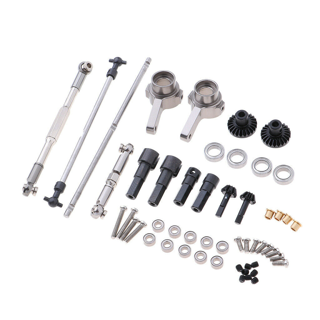 Metal Rear Axle Military Trucks DIY for WPL B1 B14 B24 C14 C24 B16 B36