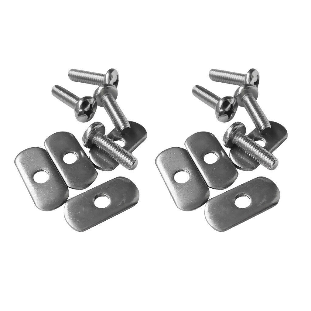 8 Sets Durable Stainless Steel Screws & Nuts Hardware Replacement Kit