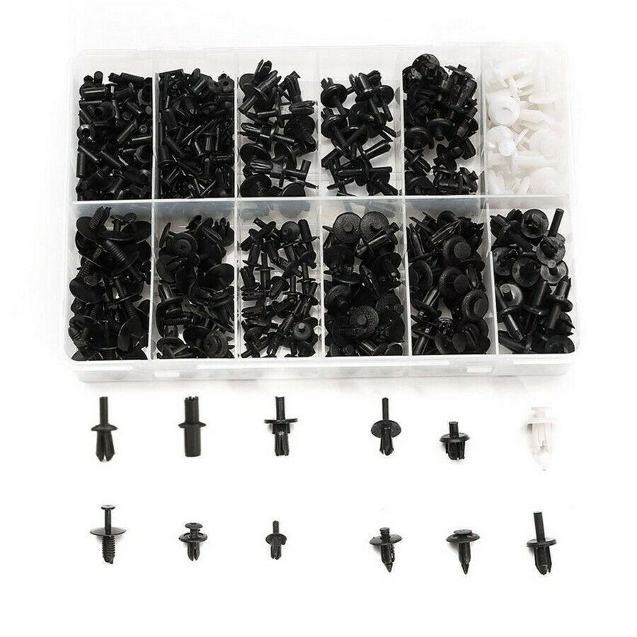 350Pcs nylon rivet fasteners Trim Moulding Clip Screwdriver Car Body Push Pin