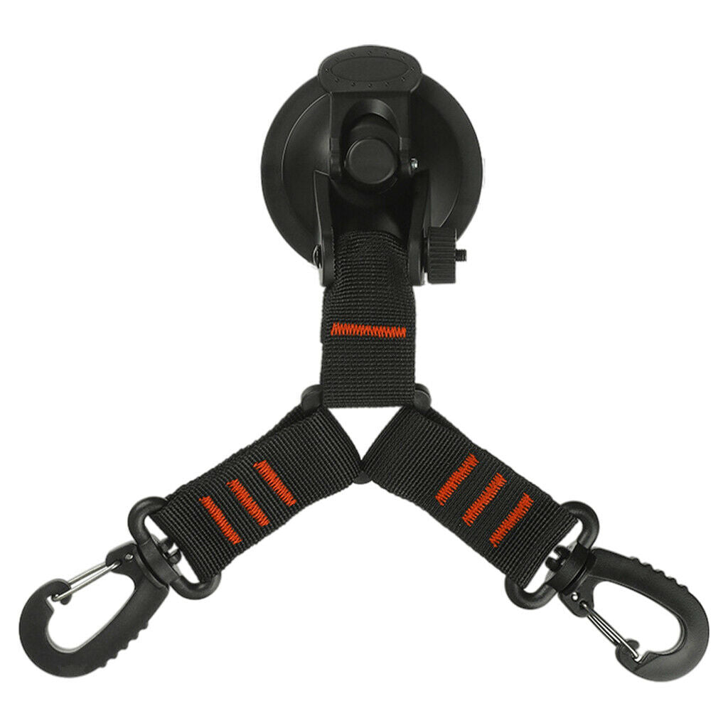 Strong Suction Cup Anchor Tie Down Outdoor Camping Tarp Tents Securing Hook