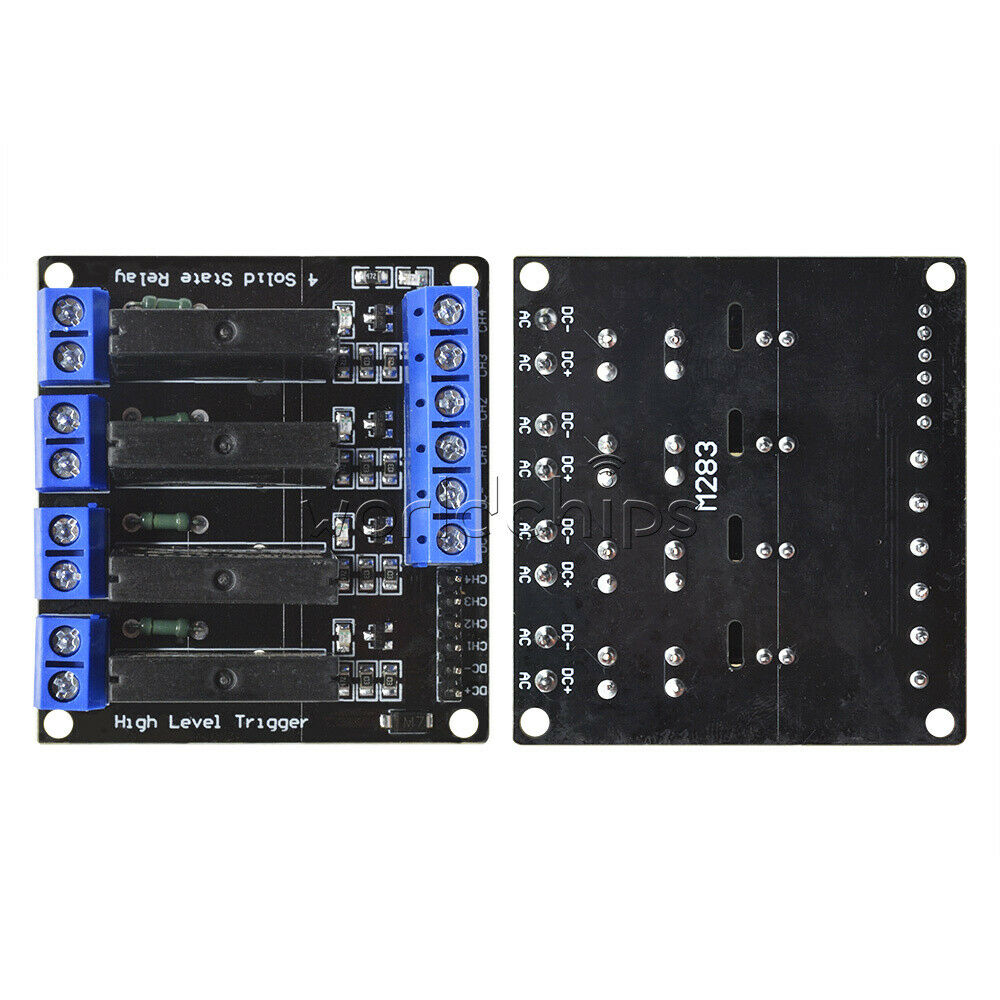 5V 4 Channel SSR Solid State Relay Module With fuse for Arduino uno MEGA2560 R3