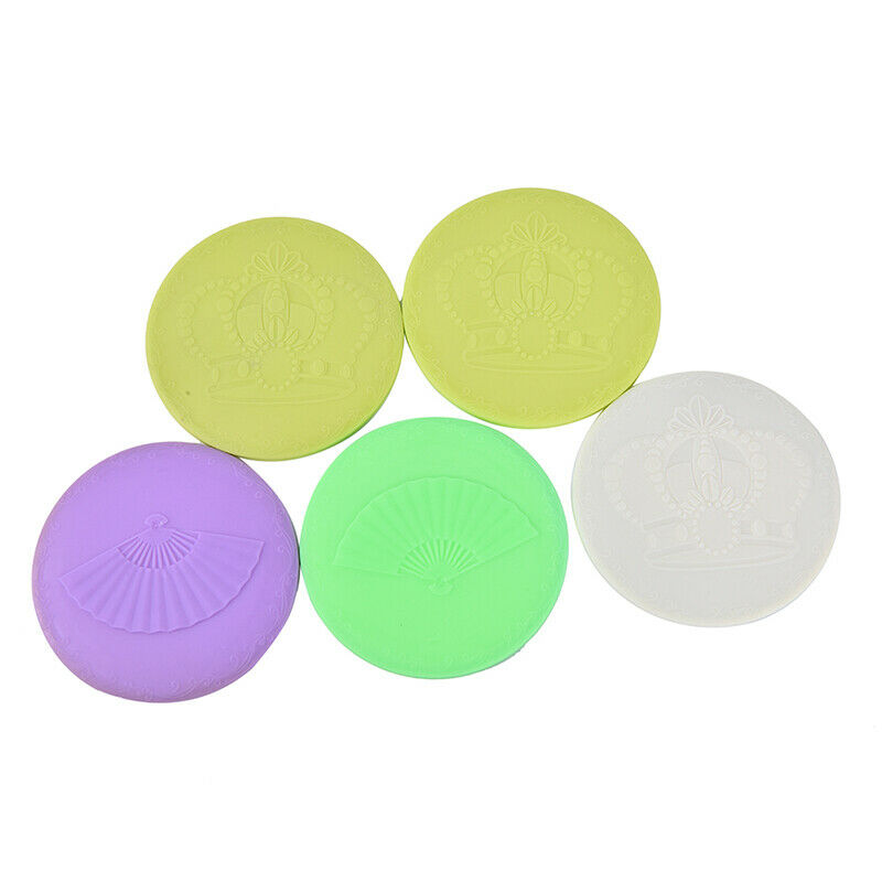 Portable Cute Round Mirror Plastic Makeup Pocket Handbag Mini Small Mirr.l8