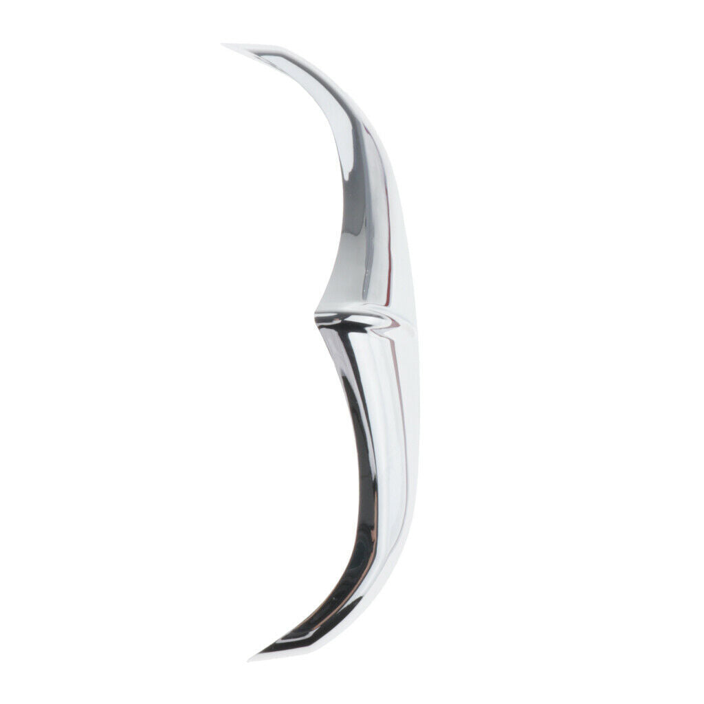 Chrome Motorcycle Accent Accessory: Leading Edge Front  Tip Fits for