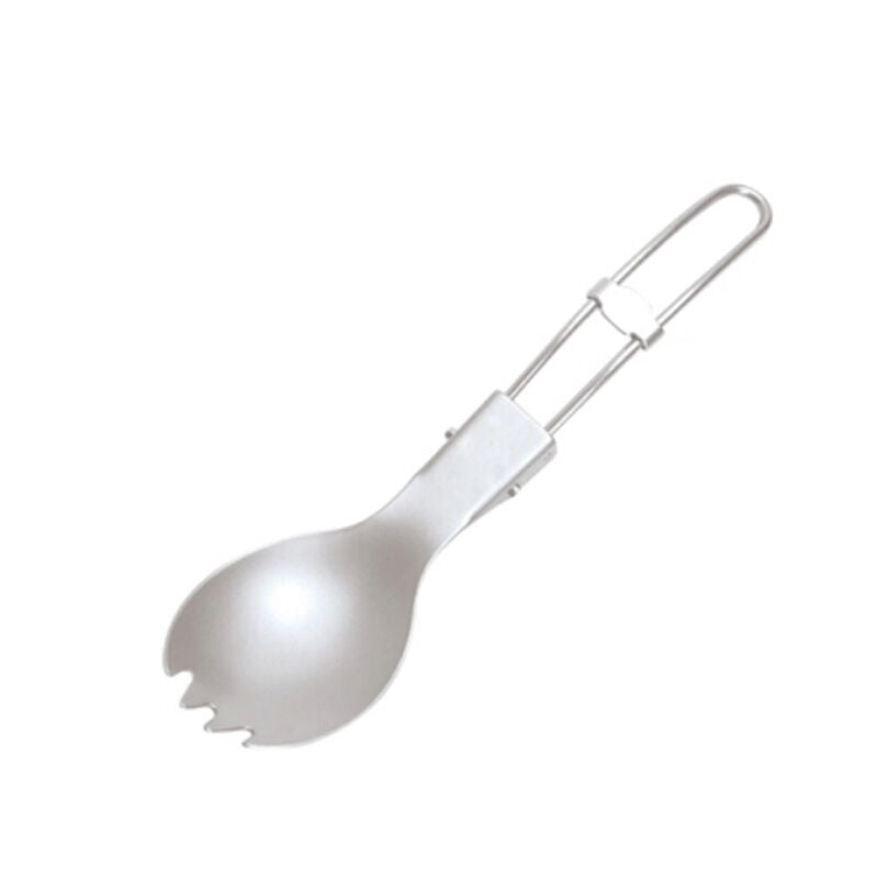Foldable Camping Hike Cook Picnic Spork Stainless Steel Fork Spoon Utensil.l8
