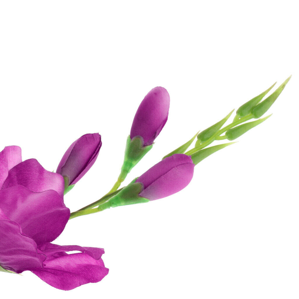 Vivid Gladiolus Flowers Plants for Home Cafe Pub Club Decor  Ornaments
