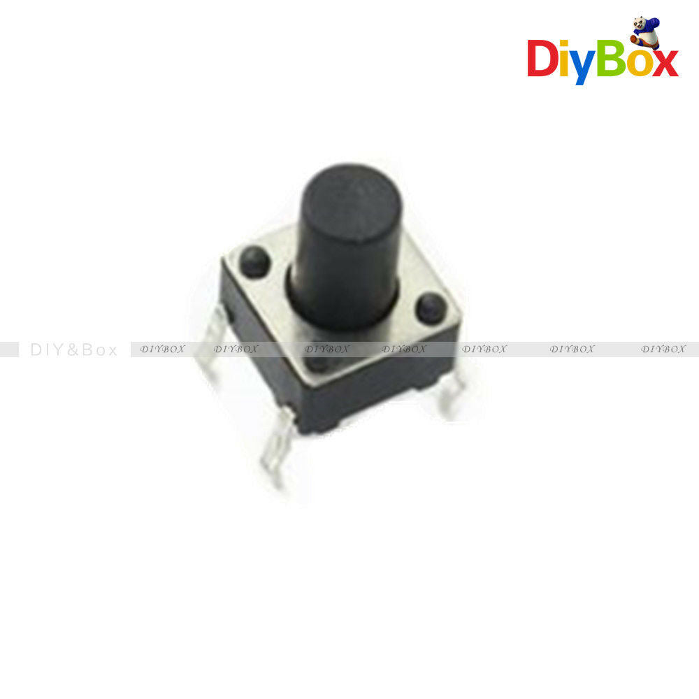 30PCS 6X6X8mm 4-pin DIP Tactile Push Button Switch Tact Switch