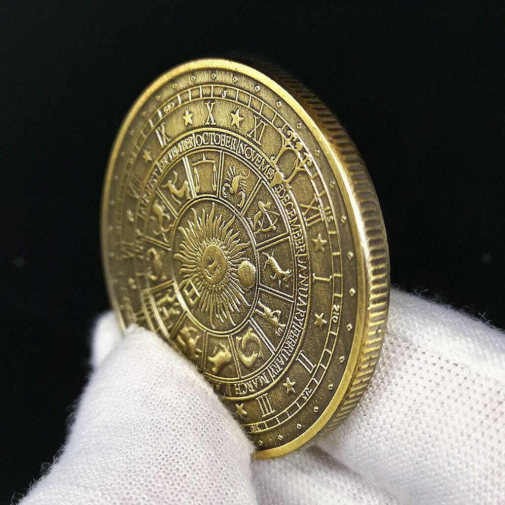 Commemorative Coin Tarot Divination Array Storage Collection Arts Souvenir