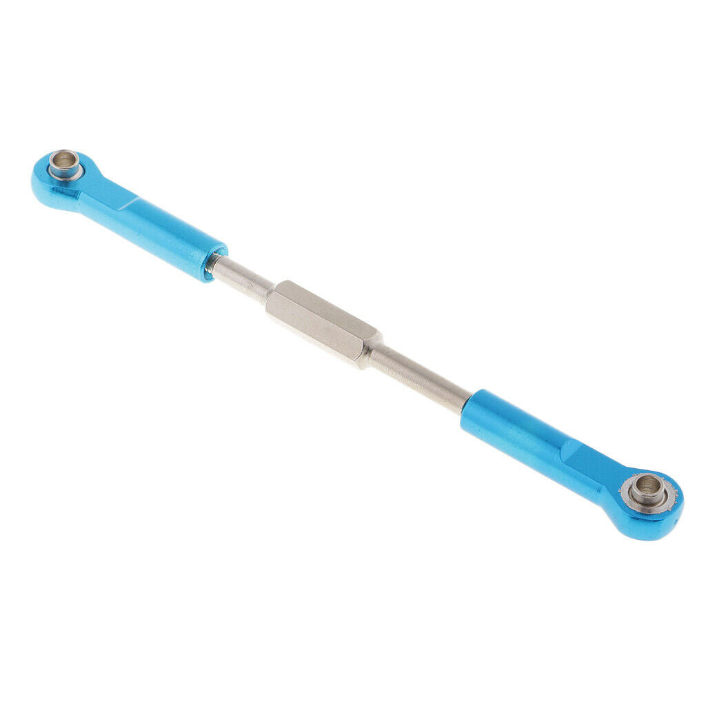 8x Aluminum Steering Linkage Pulling Rod 96-114mm for 1:10 RC Car Truck