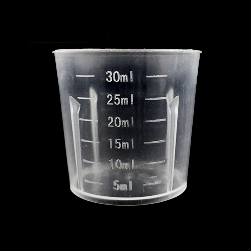 10x 30ml Measuring Cups Plastic Disposable Liquid Container Home Kitchen Tool