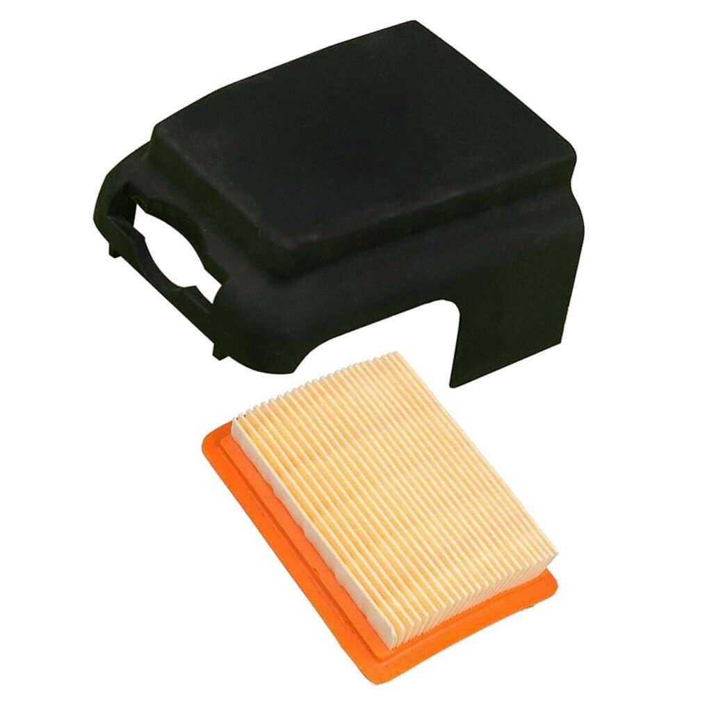 Replacement air filter with filter cover thread trimmer kit for Stihl FS120