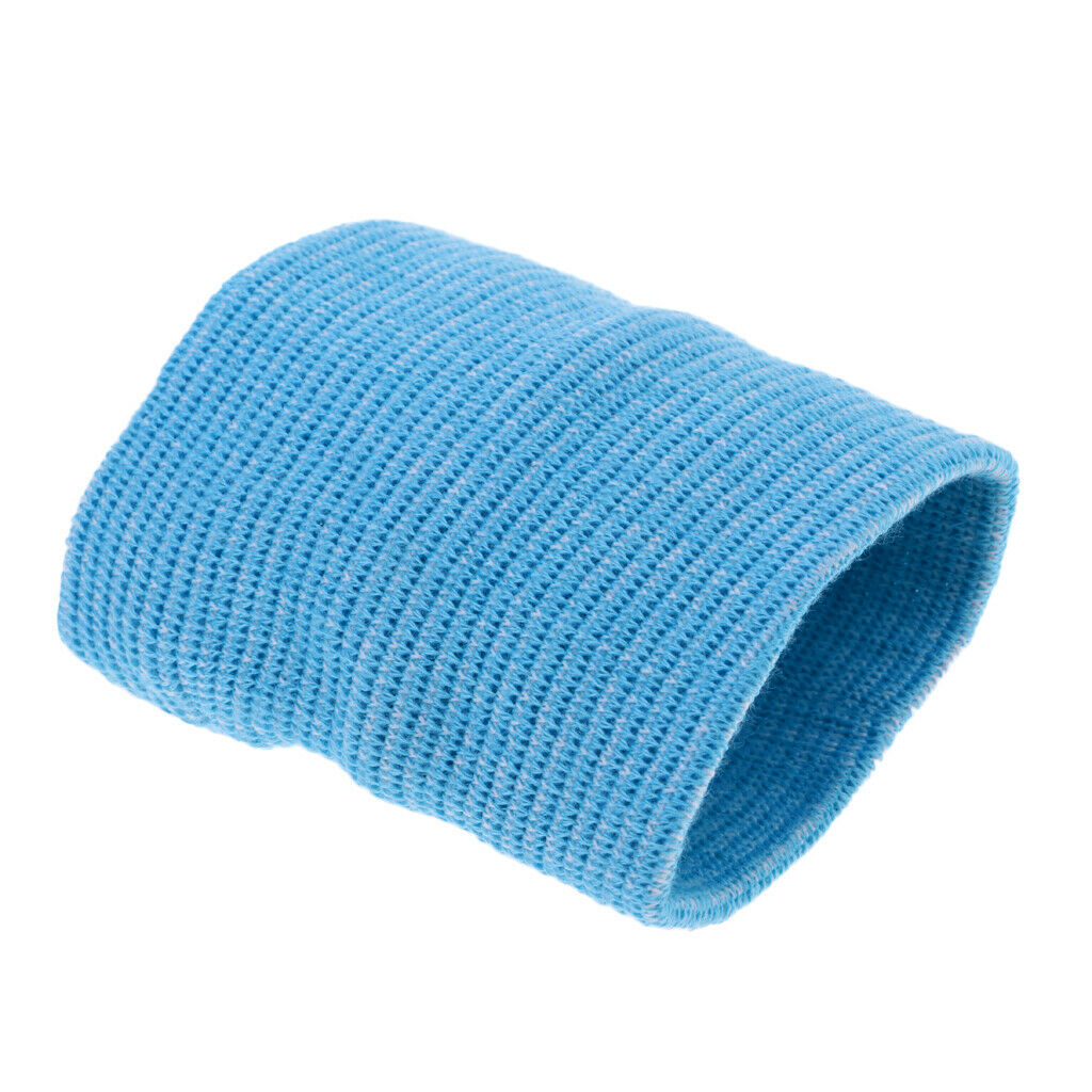 2 Count Cotton Wristband with Zipper Pocket Baseball Running Basketball Yoga