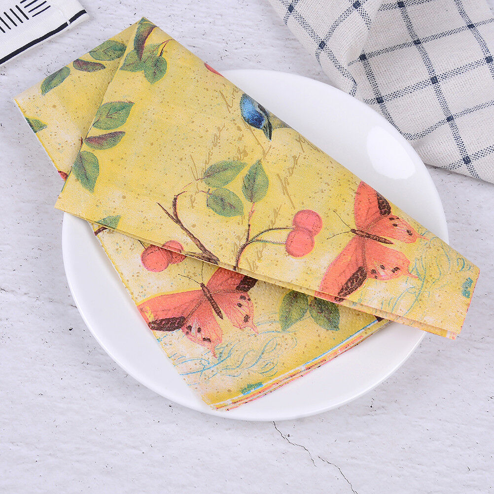 Sparrow on the tree Decoupage Napkin Paper Tissue for Xmas Wedding Decor .l8