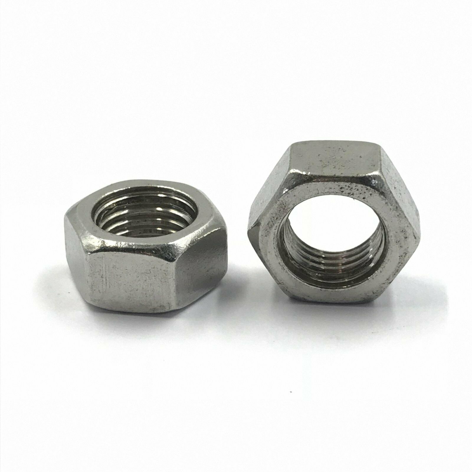 12Pcs Stainless Steel Hex Nut Right Hand Thread M8 x 1.25 [M_M_S]