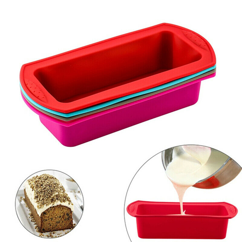 Silicone mold DIY Cold Processing Soap Cake Toast Toast Rectangular To.l8