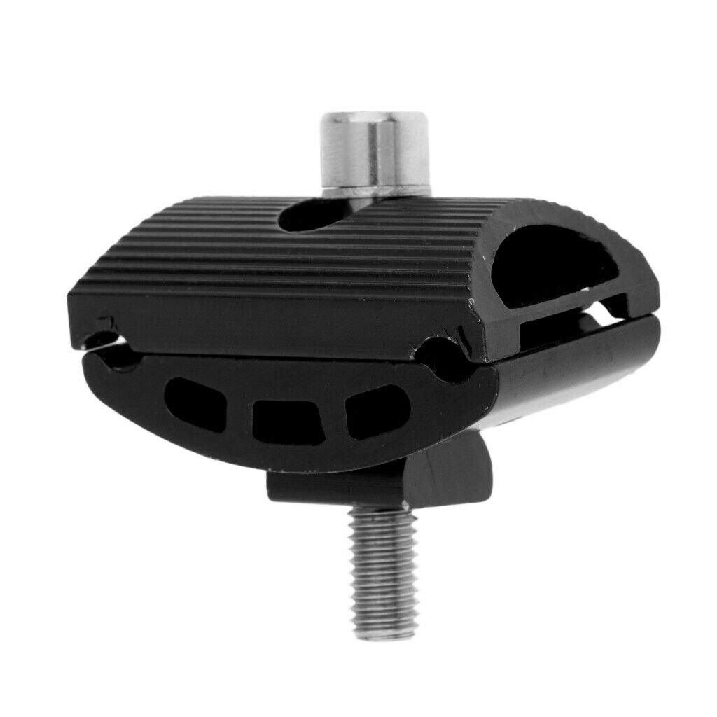 Perfeclan Bike Seat Post Clamp Bike Cycling Tube Clip Single Rod Head Parts