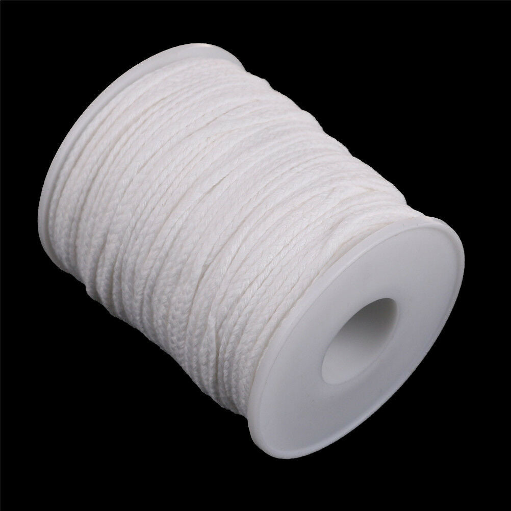 Spool of Cotton White Braid Candle Wicks Core Candle Making Supply High NfDEAU