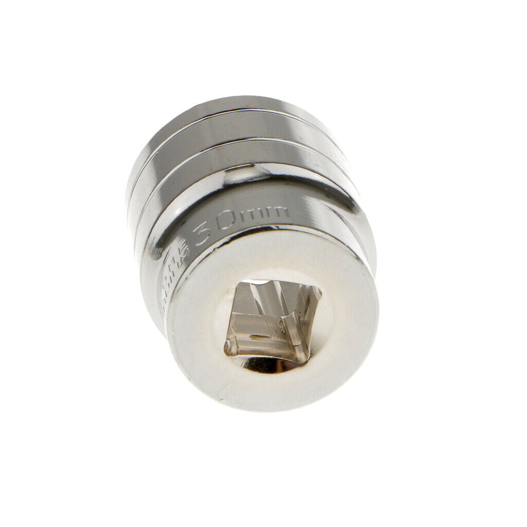 30 Millimeters Short 1/2 "socket Metric Chromium Hexagonal Partial Vanadium