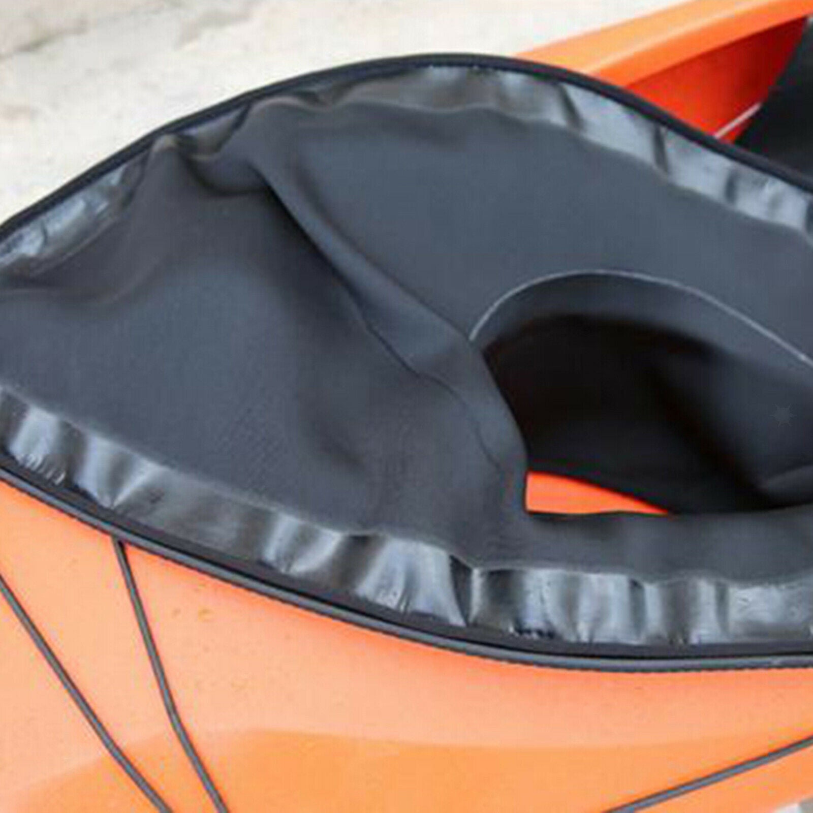 Universal Kayak Spray Skirt Hatch Cover Kayaking Canoeing Equipment Black