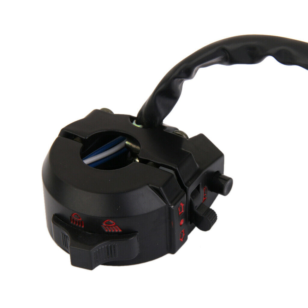 Universal Handlebar Left Side Control Switch ON-OFF Button for 7/8inch