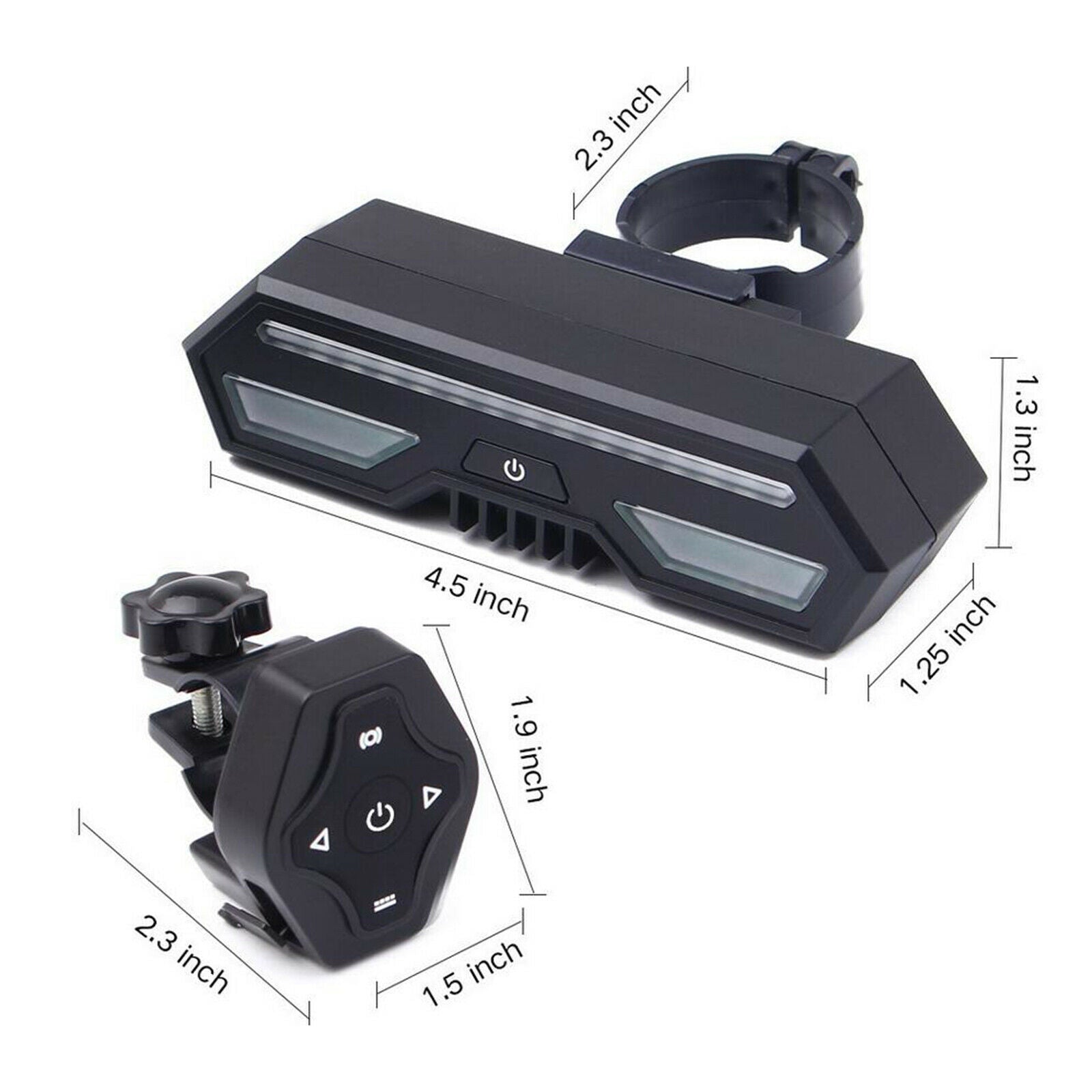 Bike Tail Light Turn Signals Remote Control LED Safety Cycling Rear Lights