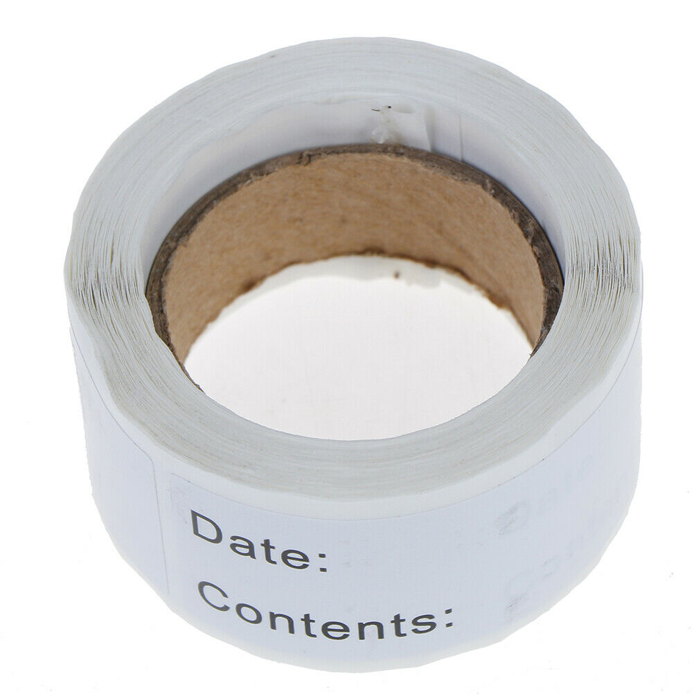 125pcs Food Storage Labels Refrigerator Freezer Labels Adhesive Lab.l8