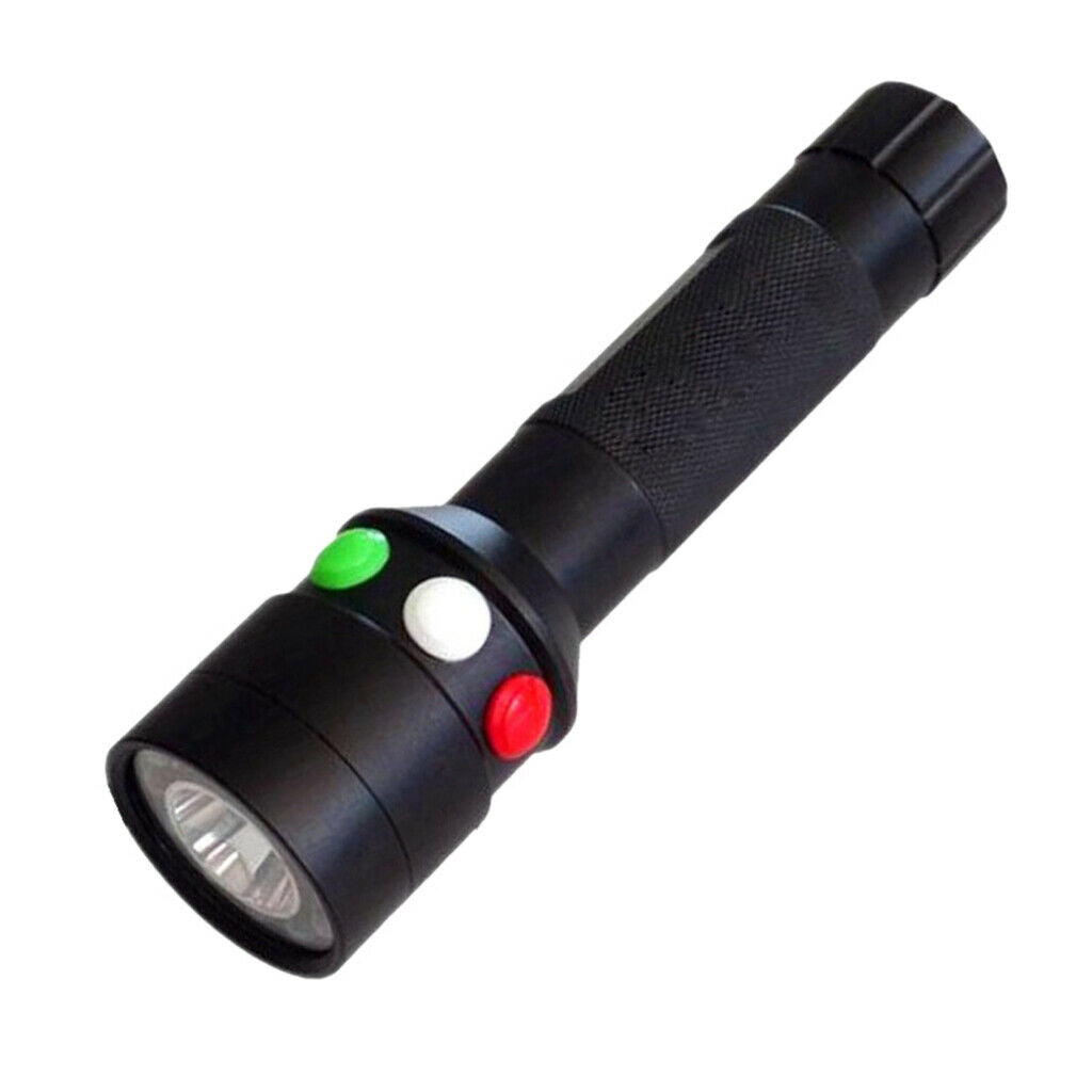 2xLED Multifunctional Flashlight 3 Colors Three-color Lamp Insert